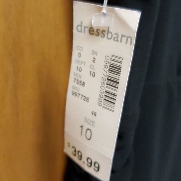 Dressbarn black dress, nwt  - Picture 5 of 5